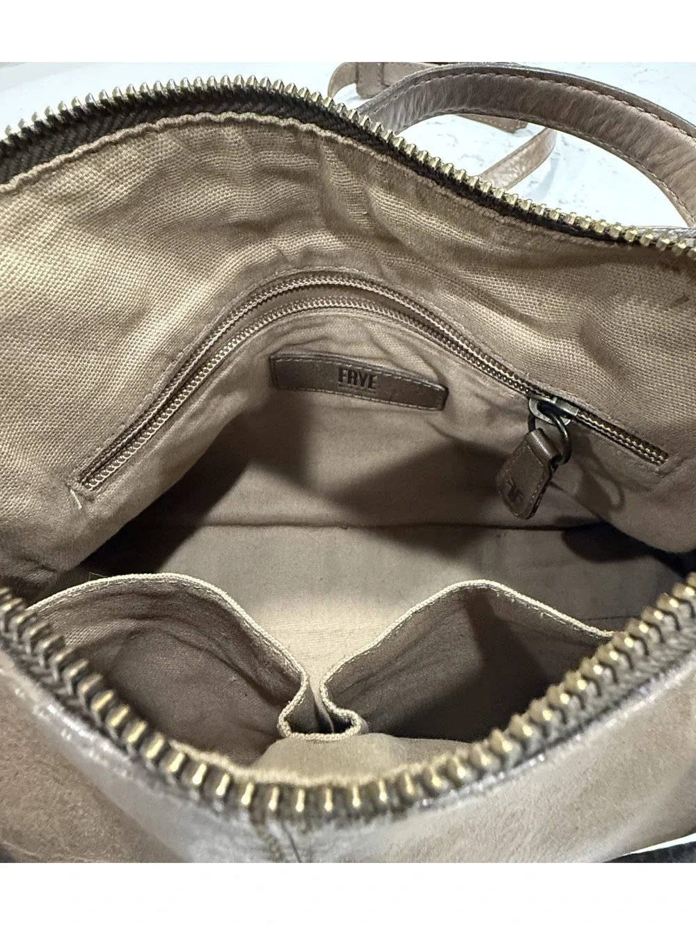 Frye Melissa Medium Crossbody Satchel – Genuine Distressed Leather - Picture 5 of 6